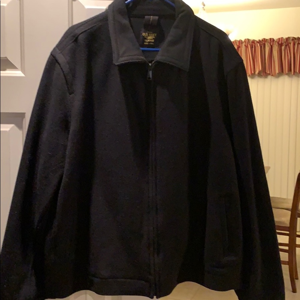 Black Men’s heavy Wool Jacket